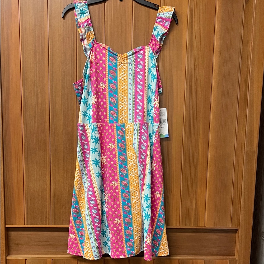 Colorful Planet Girl’s Sleeveless Skort Sundress XXL (18/20) NWT